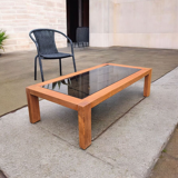 Solid wood coffee table from the 70s
