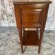 Antique Nightstand TRICOIRE Louis XVI Style Wood 2 Drawers Vintage