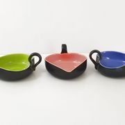 Suite de 3 vide-poches vintage 1960