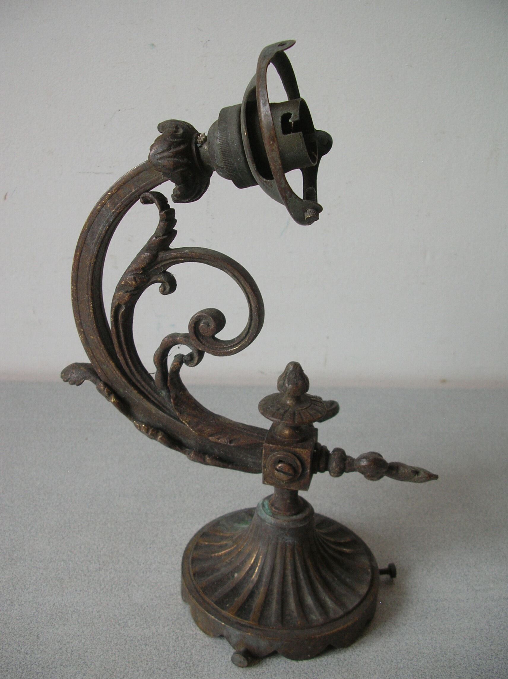 Old wall lamp night light brass alloy art deco retro