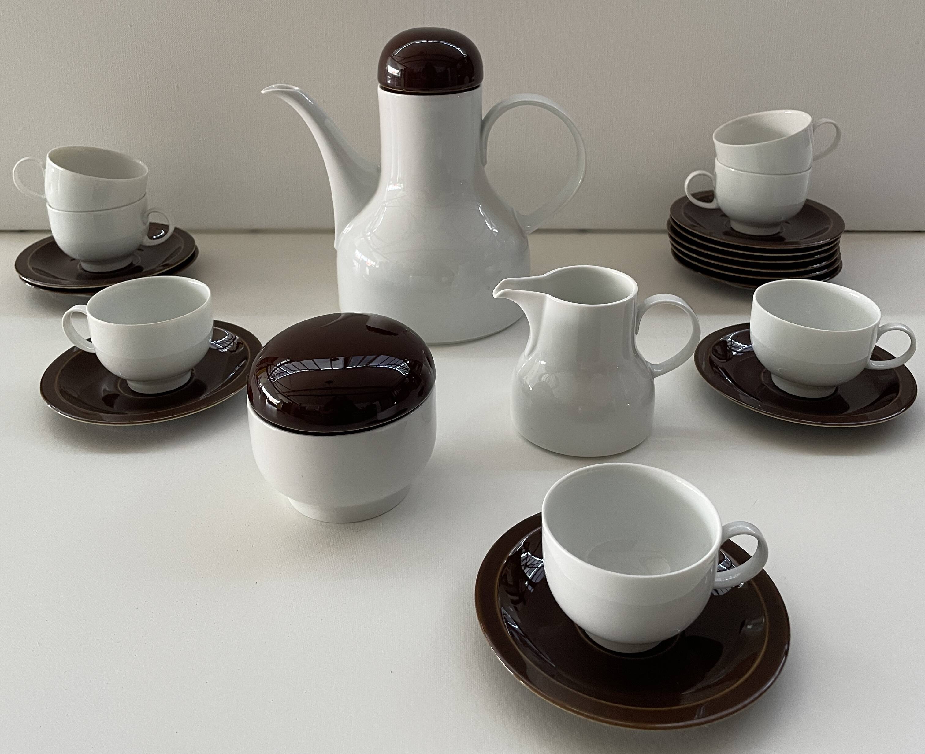 Coffee Service - Porcelain - 1970 design - Furstenberg Manufacture