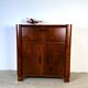 Art Deco audio cabinet with pull-out drawer