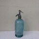 Elegant twisted blue glass Siphon
