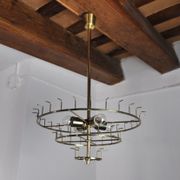J.T Kalmar chandelier, cut glass, 3 levels, Austria 1970