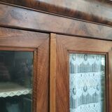 Louis Philippe walnut bookcase