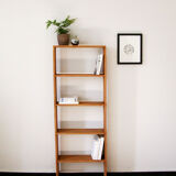 Solid wood bookcase shelf