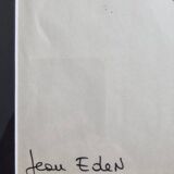 Fashion sketch (accessories), original drawing, signed by Jean Eden, 60s-70s