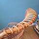 Rattan armchair by Tito Agnoli