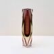 Murano vase - Sommerso in blown glass, Italy 1970