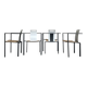 Occasional chairs / dining chairs by Karl Friedrich Förster for KFF
