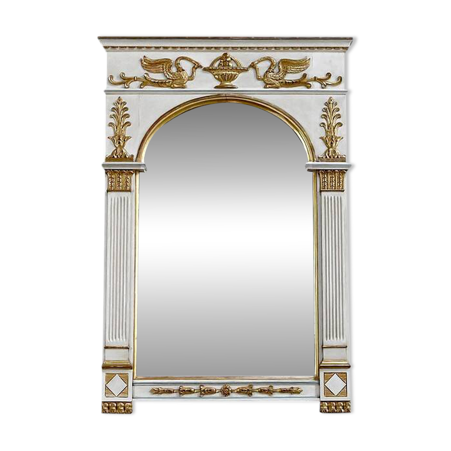Large trumeau mirror, Directoire style – Early 20th century