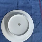 5 Limoges porcelain soup plates stamped UC Limoges France