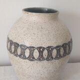 Ceramic vase sign accolay vallauris