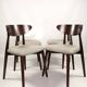 Scandinavian designer dining room chairs set of 6