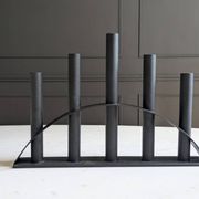 Scandinavian black metal chandelier.