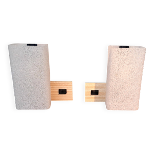 Paire d'appliques modernistes