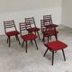 Lot de 6 chaises Jitona Sobeslav , Tchécoslovaquie 1960