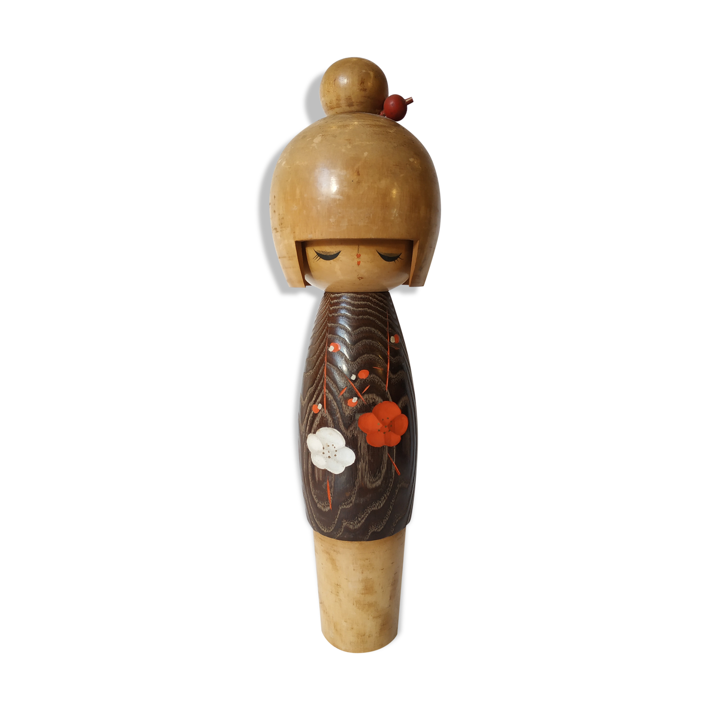 Great Kokeshi Doll, "LaTimide" by Okamoto Usaburo circa 1960-70 - Japan