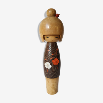 Great Kokeshi Doll, "LaTimide" by Okamoto Usaburo circa 1960-70 - Japan