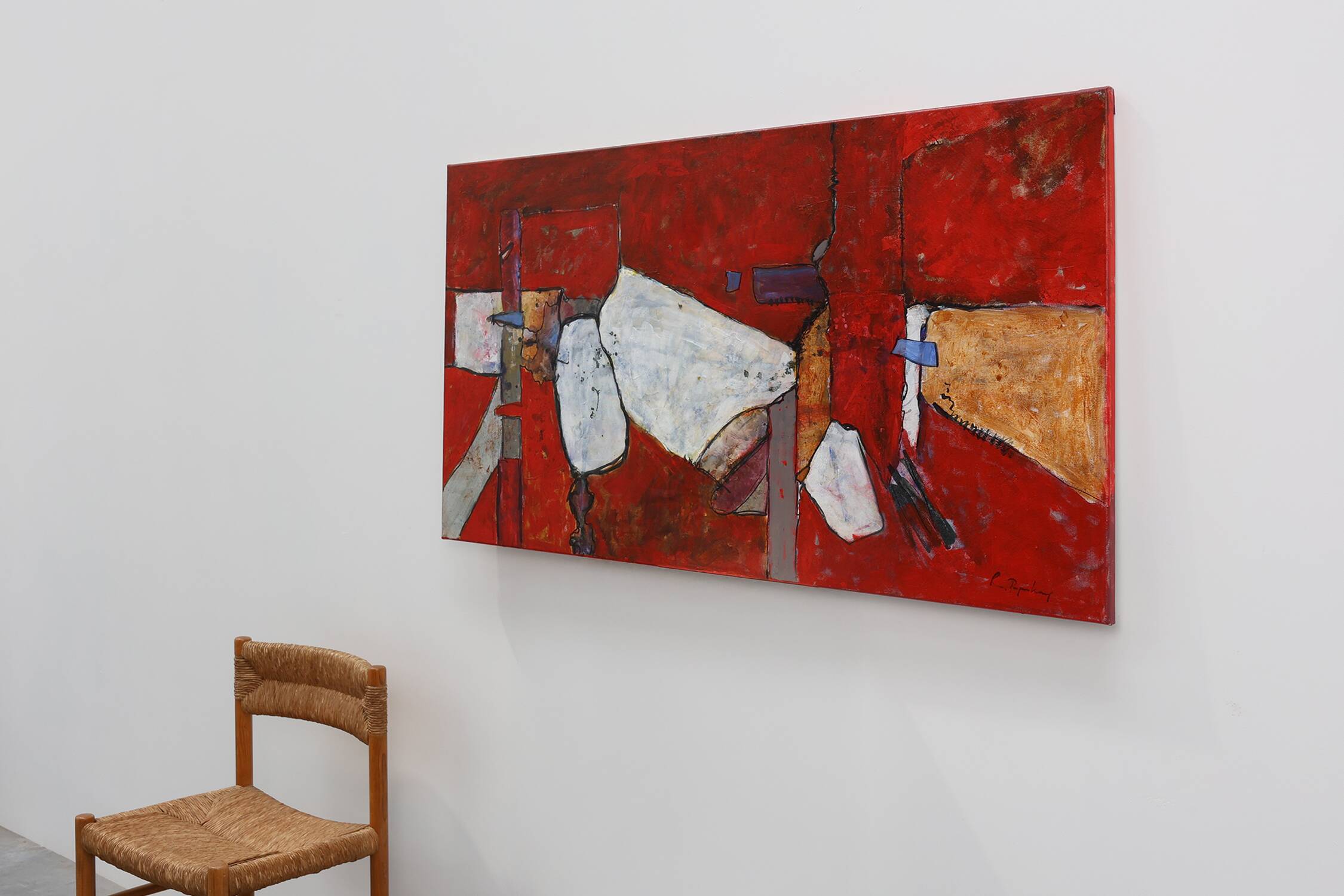 Abstract Painting by Roeland Peperkamp, 1990s, Oil on Canvas