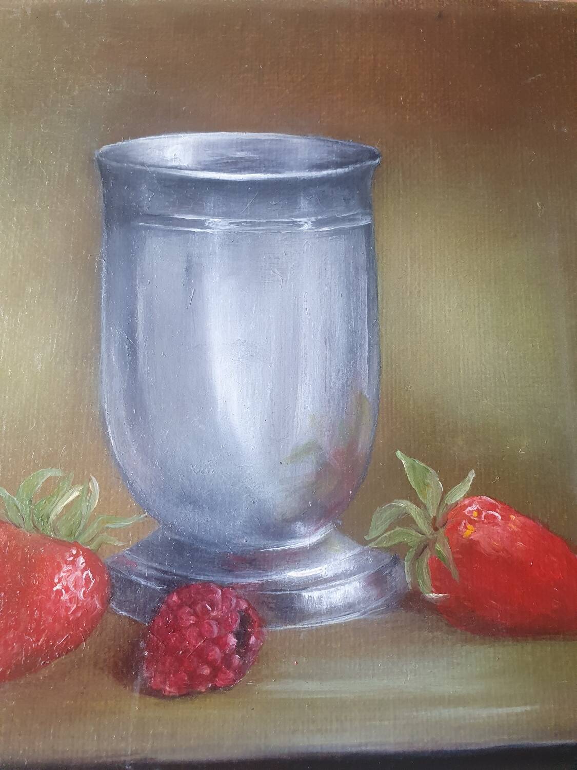 Small still life painting