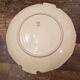 Plat rond Ø26 cm fleurs porcelaine de Limoges