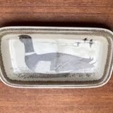 Vintage German ceramic bird plate by Thomas.