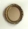 Wooden wall mirror - florentine style - vintage from the 70s