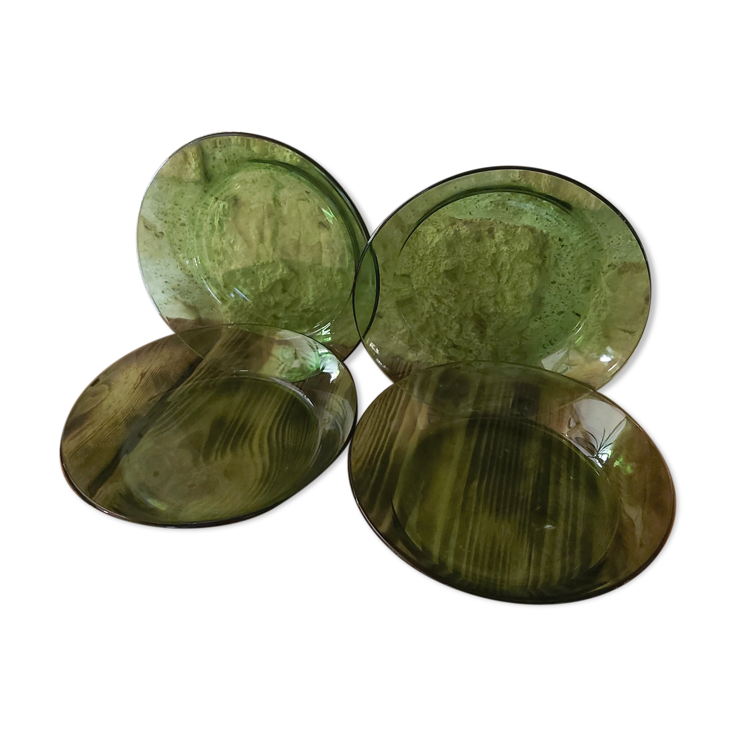 4 Duralex hollow plates