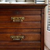 Commode anglaise Hobbs & Co 4 tiroirs en bois foncé