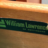 Teak row from the 1960s - Edition William Laurence
