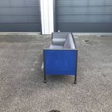 Canapé 3 places postmoderne Danube 850 par Ettore Sottsass pour Cassina 1992