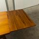 60's rectangular Scandinavian table with extension cords
