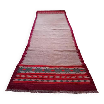 Kilim de couloir Anatolien fait main 285x96cm