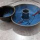 Double bowl candle holder Thierry Perraud