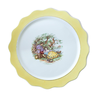 Gien porcelain cake dish