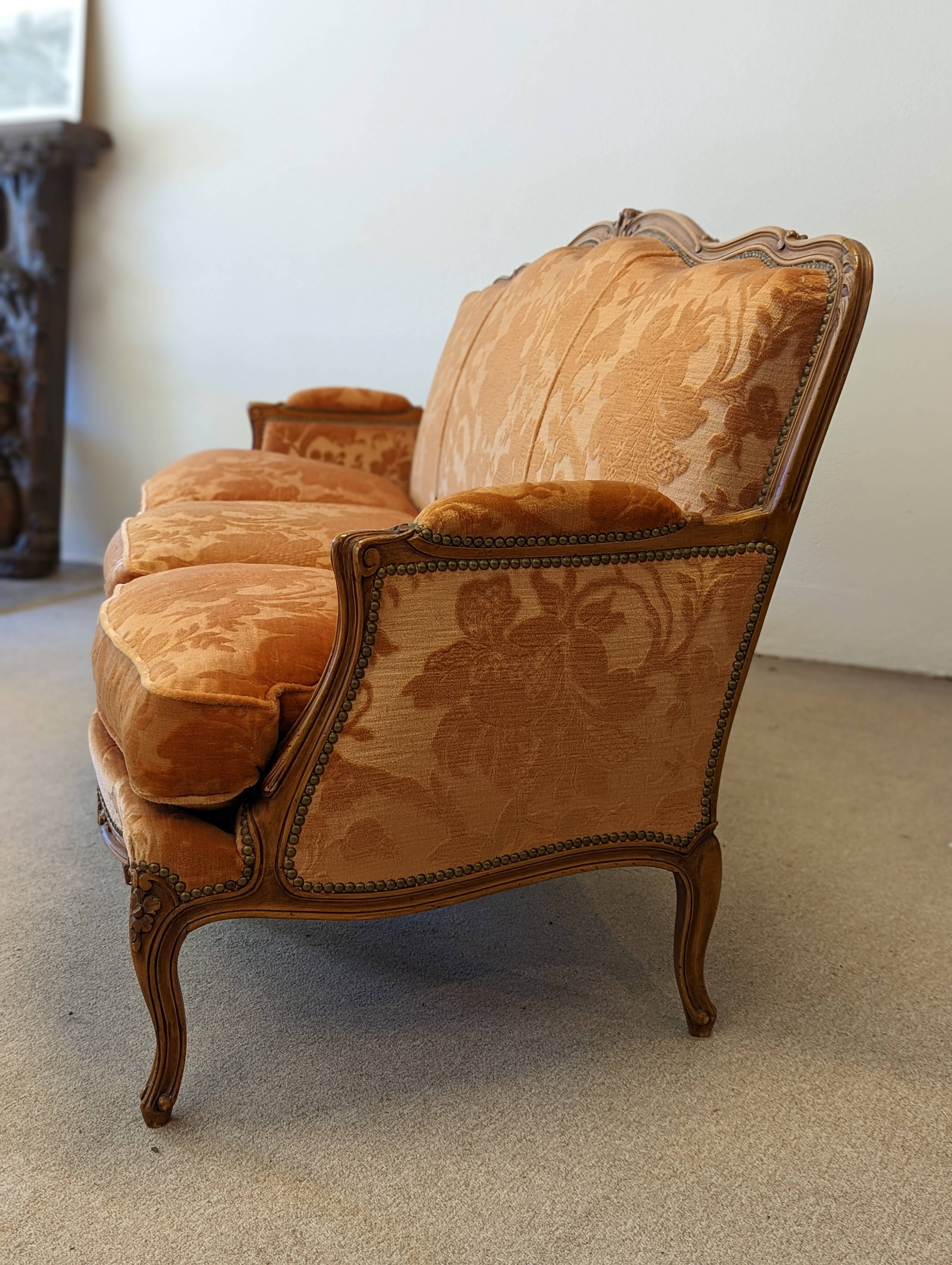 Three-seater sofa Louis XV style