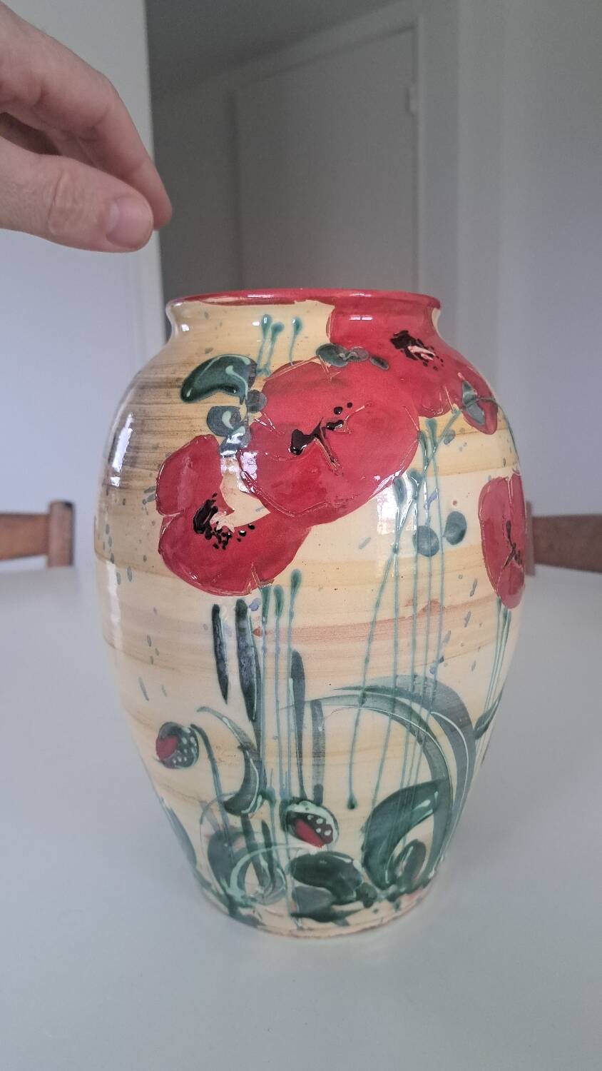 Fine vase from Moustiers CZ