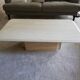 Table basse en travertin vintage