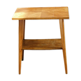 Desserte scandinave en bois pieds compas
