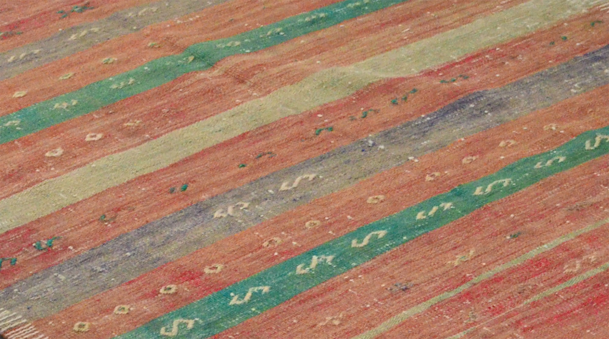 Anatolian handmade kilim rug 262 cm x 152 cm