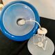 Old scandinavian lamp blown glass raak bowl