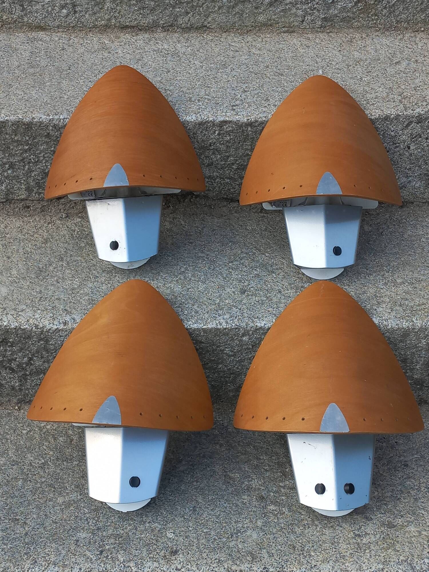 Set of 4 Lucid wall lights in Scandinavian style.