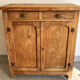 Vintage Parisian buffet in solid oak from the 60s