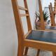 Series of 3 vintage chairs with compass legs - 1950s