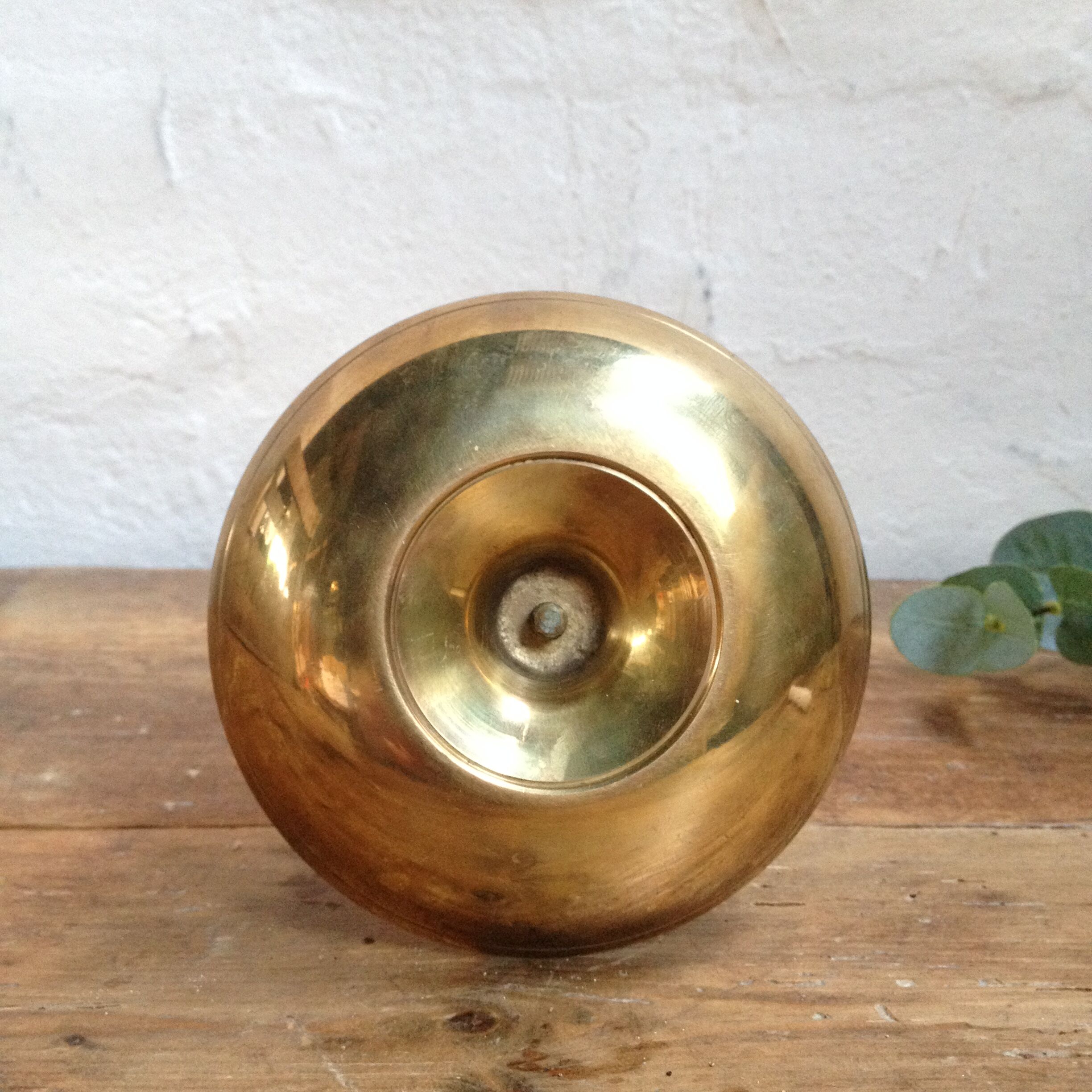 Brass empire candlestick