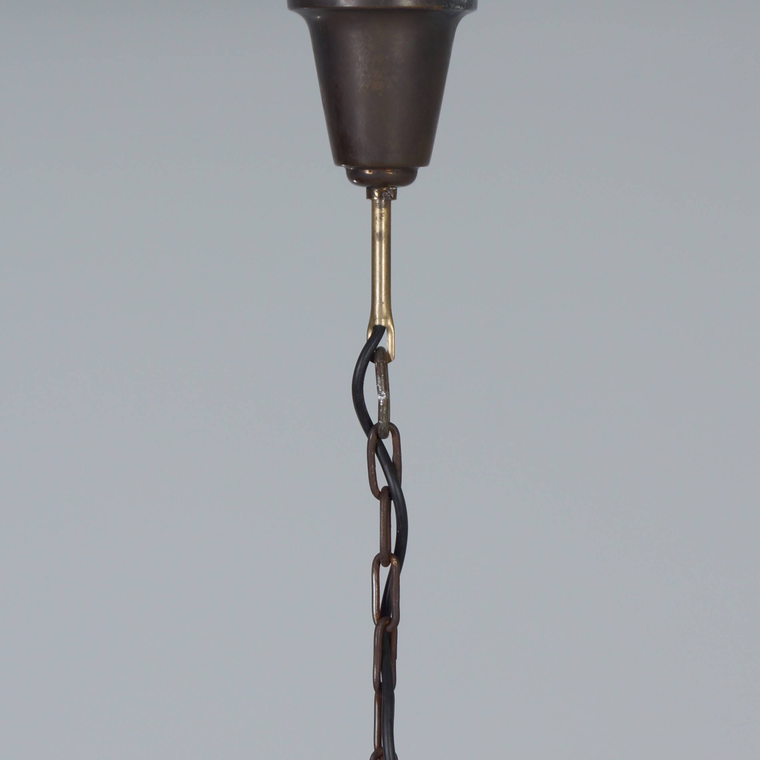 Luzette pendant lamp S&S L1510 by W.Wissmann for Siemens & Schuckert, ca. 1920