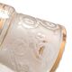 Satin engraved Art Deco vase