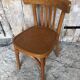 Old BAUMANN Style Bistro Chair Light Bent Wood Vintage #A595