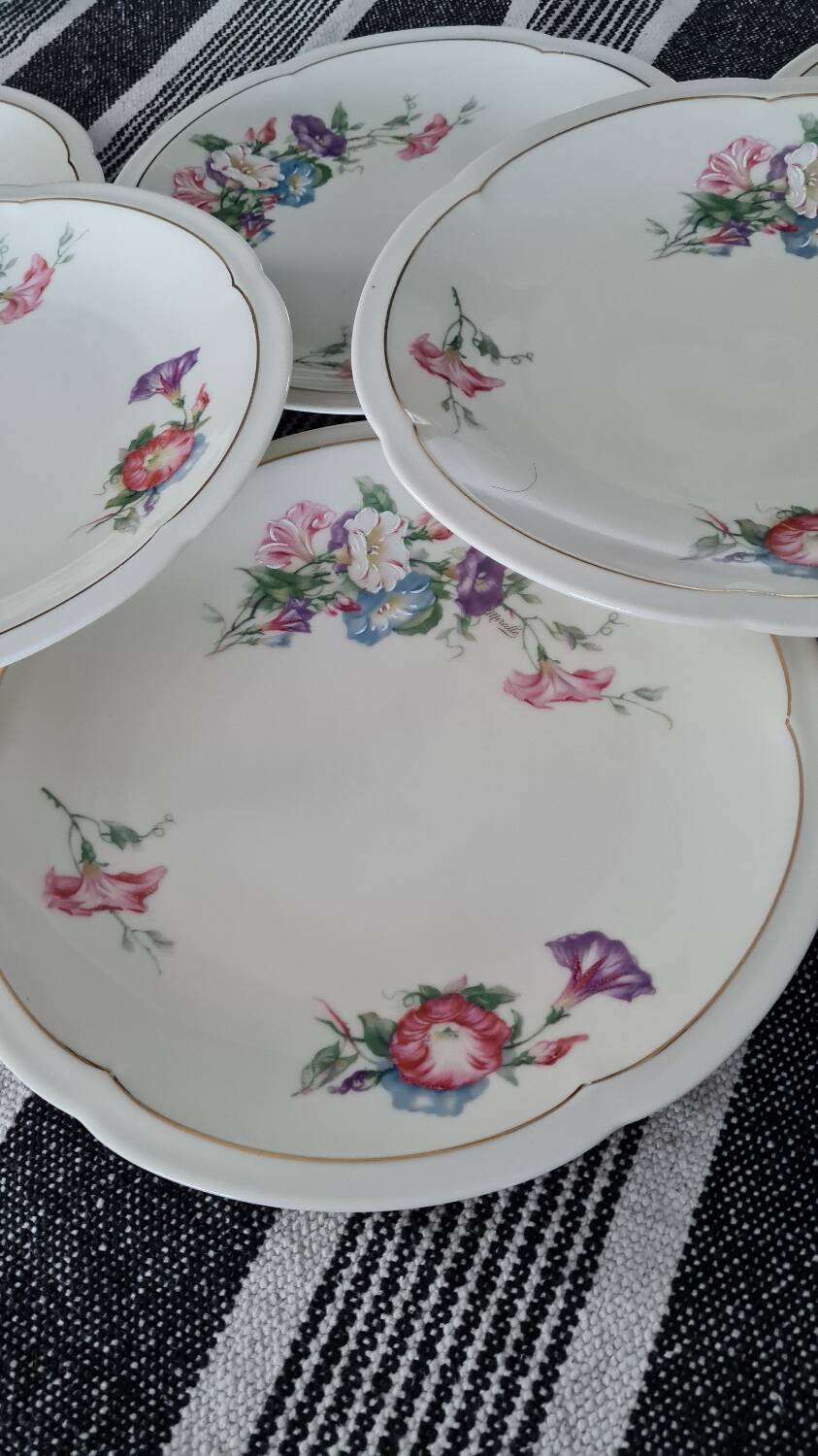 Mireille Charles Ahrenfeldt Limoges plates